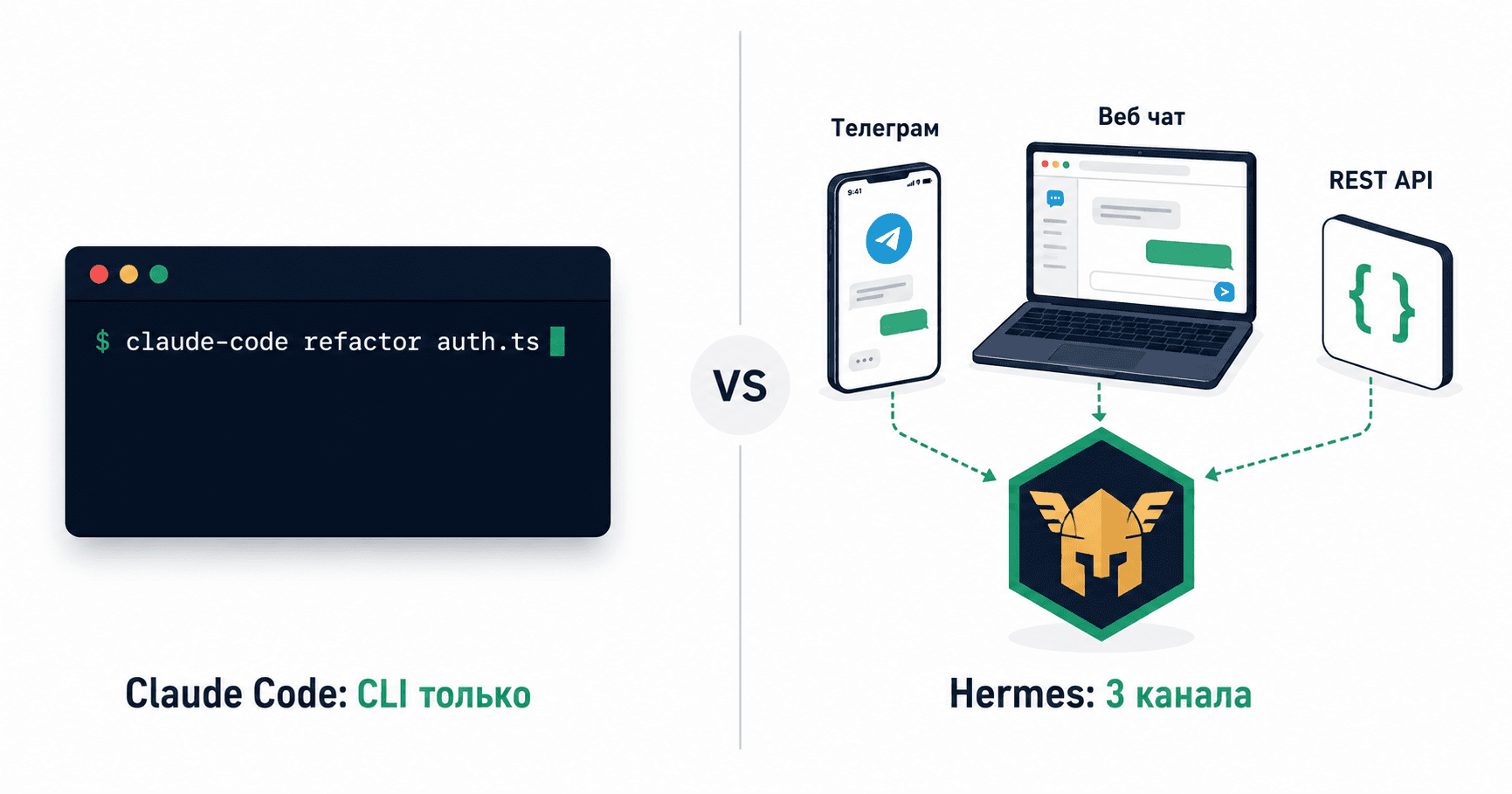 Hermes vs Claude Code: какой AI-агент выбрать в 2026